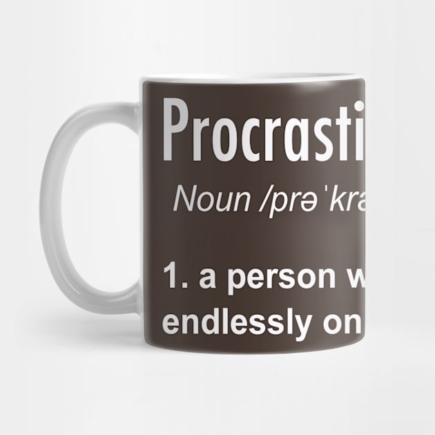 Procrastinating Writer by RG Standard